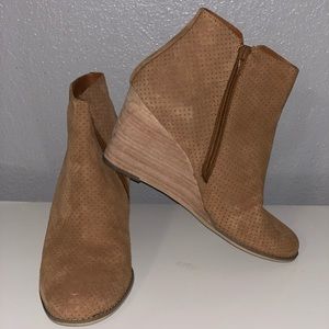 Susina Brown Suede Ankle Boots